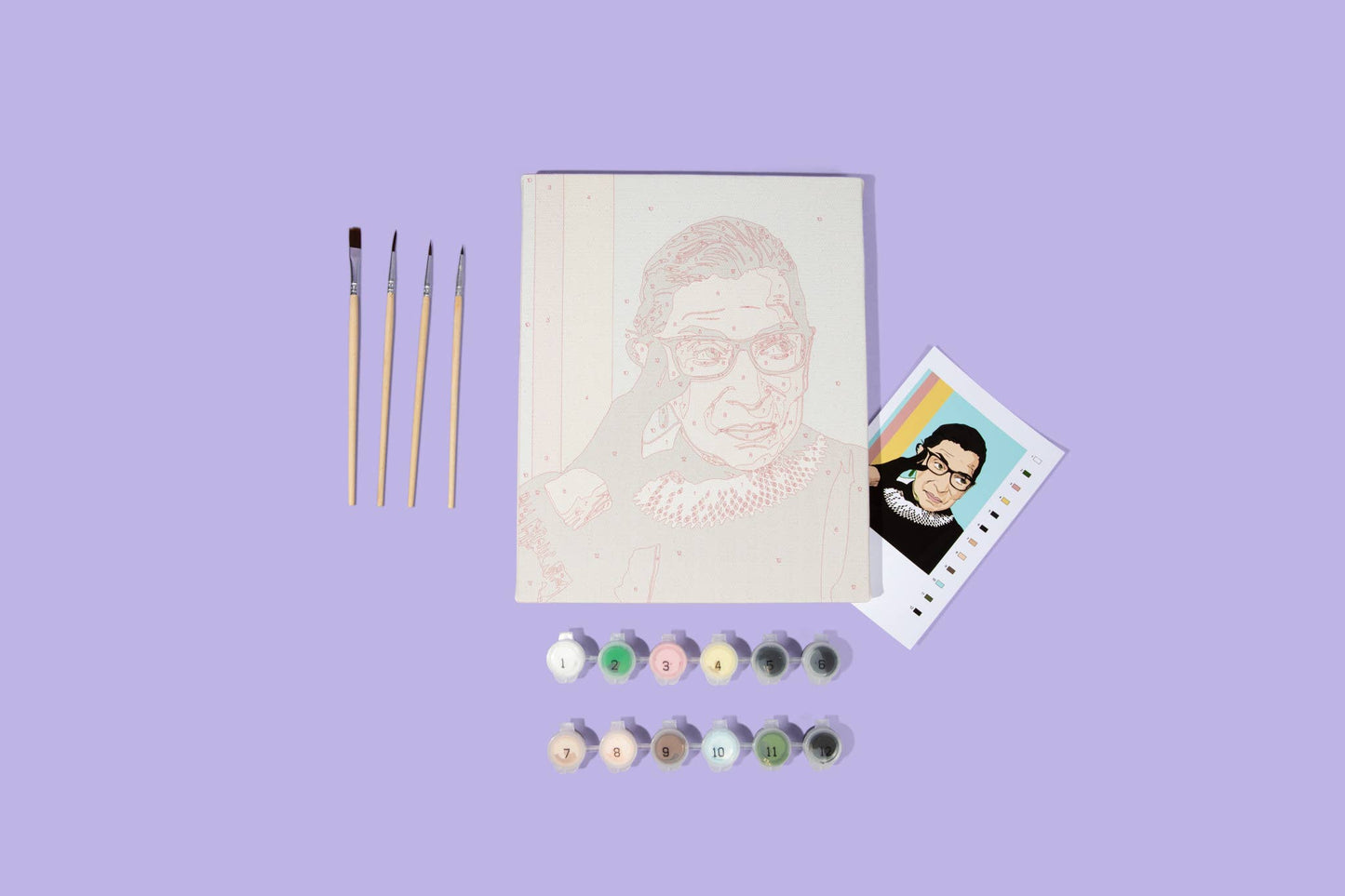 Ruth Bader Ginsburg Paint By Numbers Kit