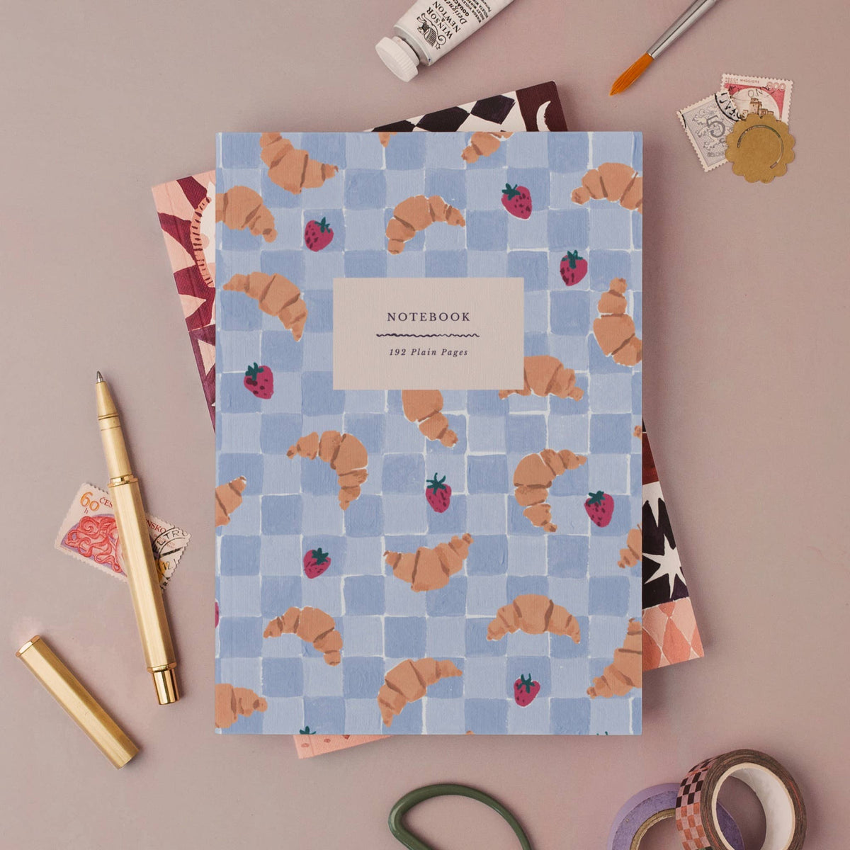 Croissant Cafe Notebook | Sister Paper Co.