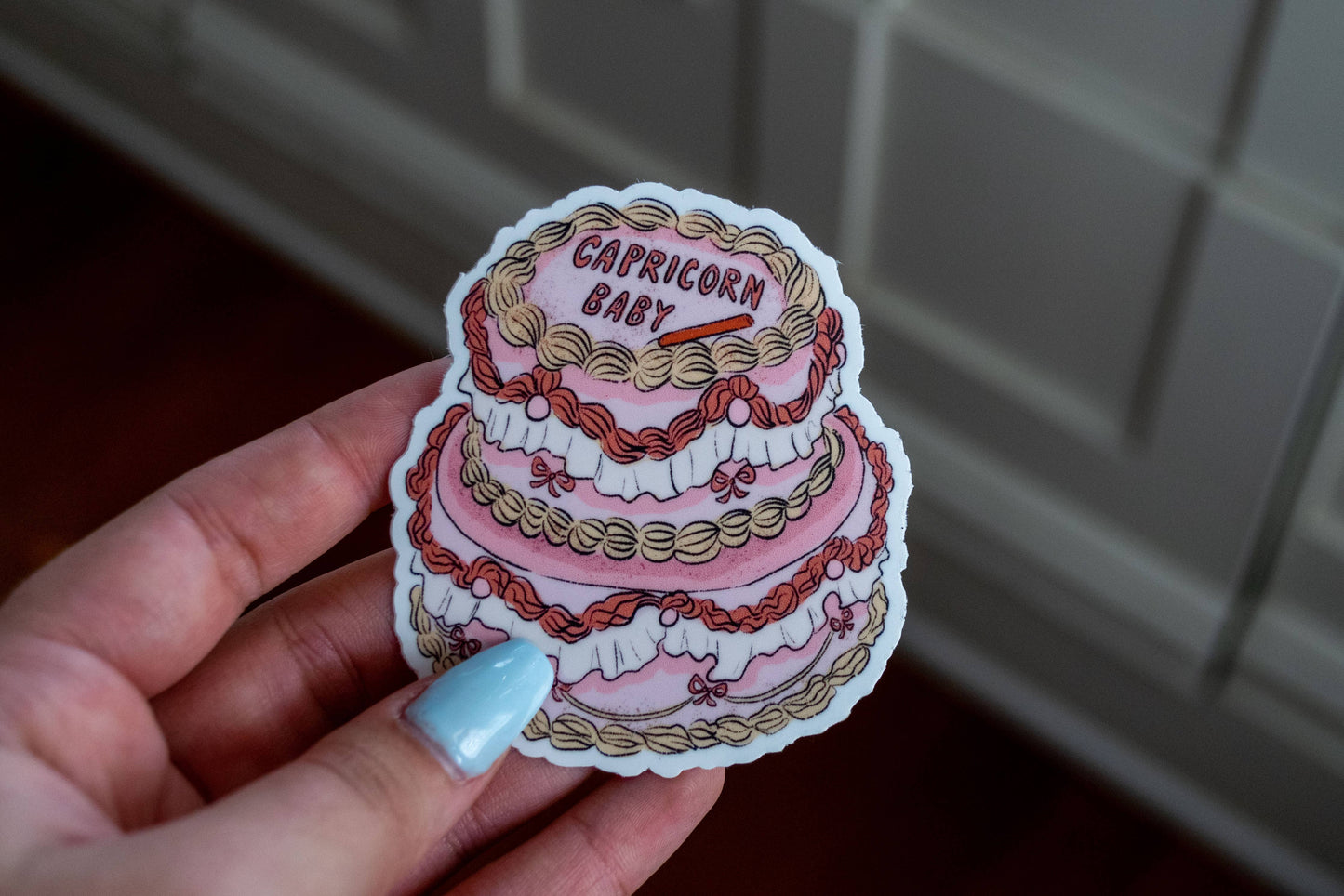 Zodiac Cake Sticker: Gemini