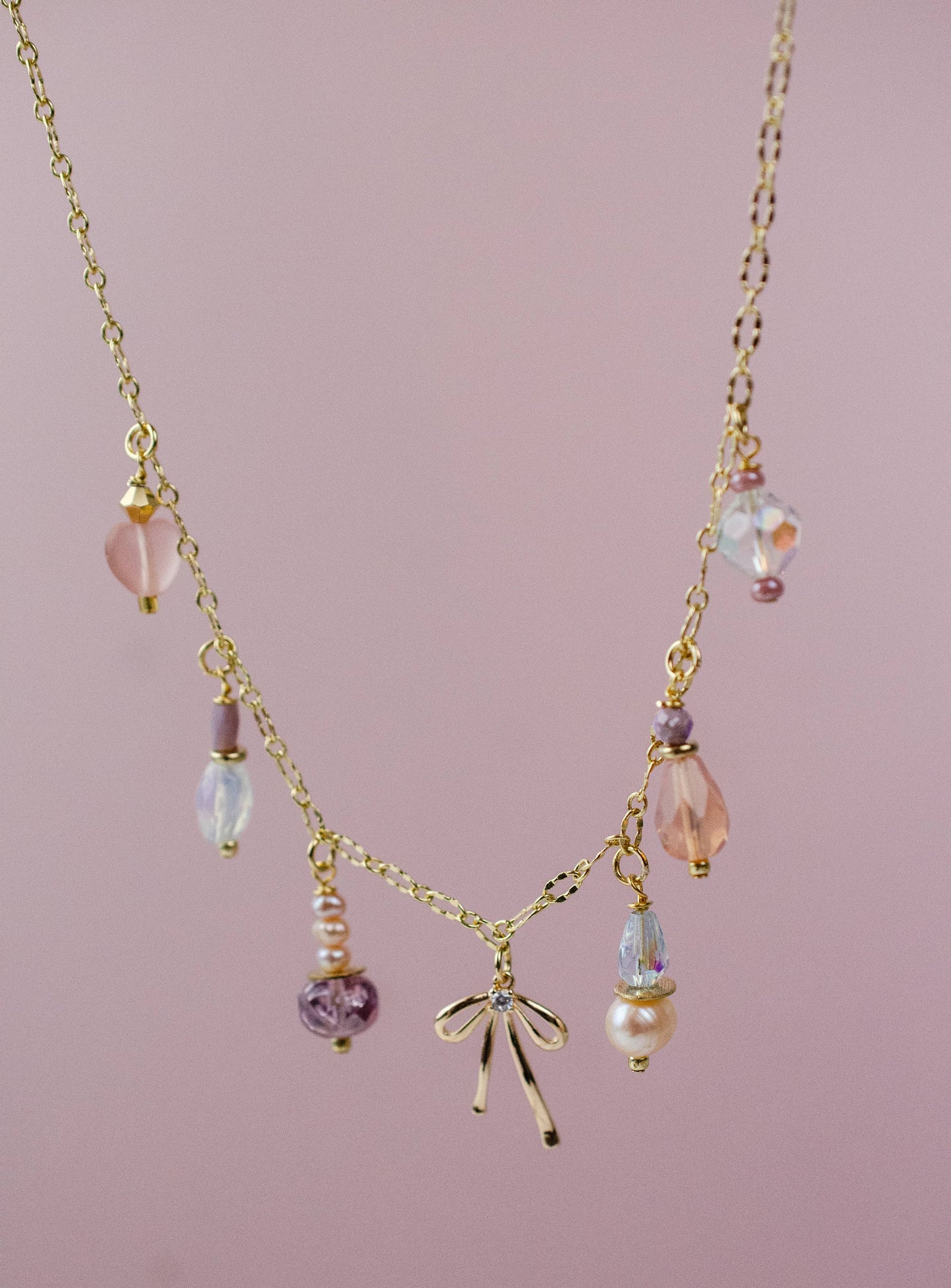 Jill Makes - Bow Charm Necklace