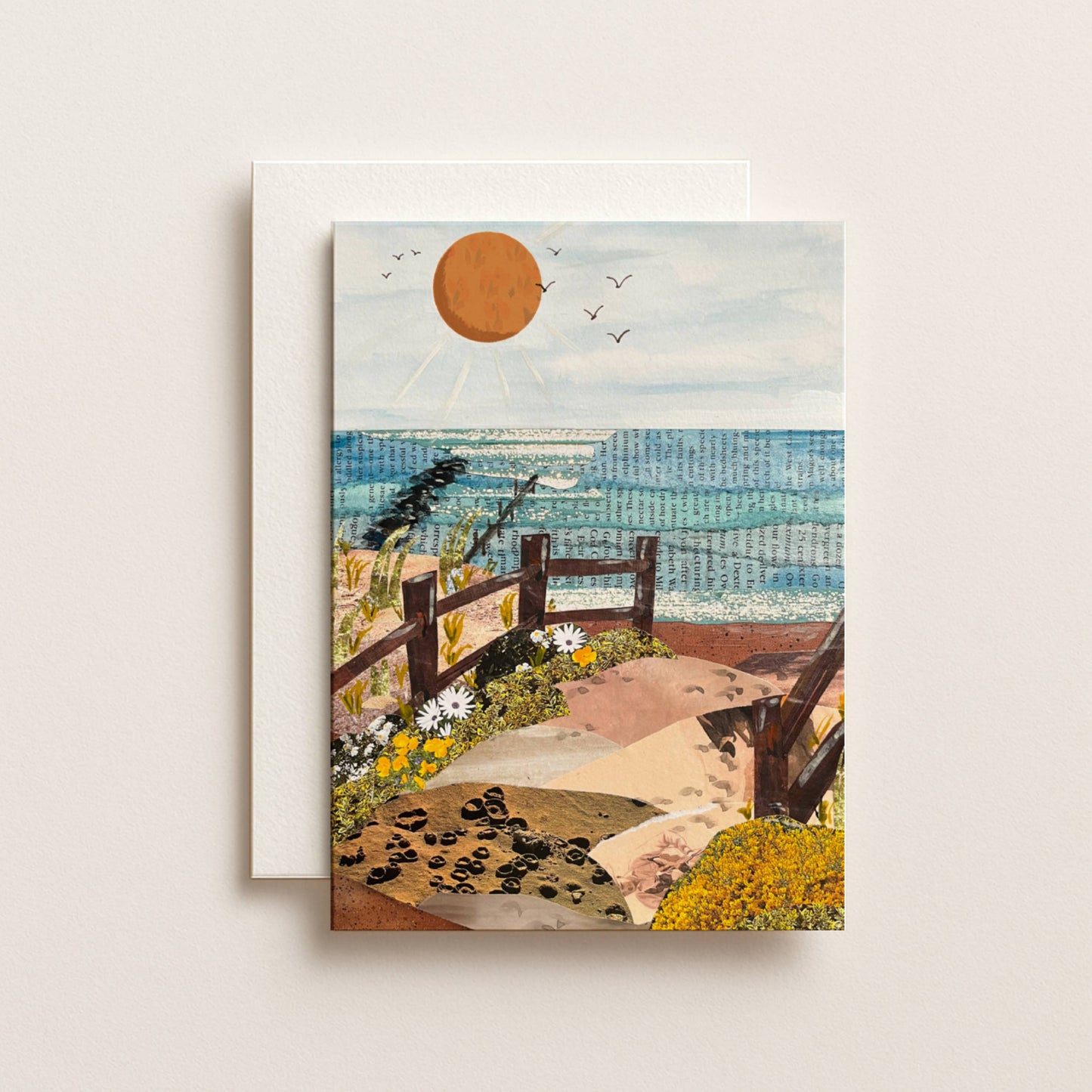 Beach Sun Notecard