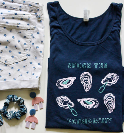 Shuck the Patriarchy Tank Top