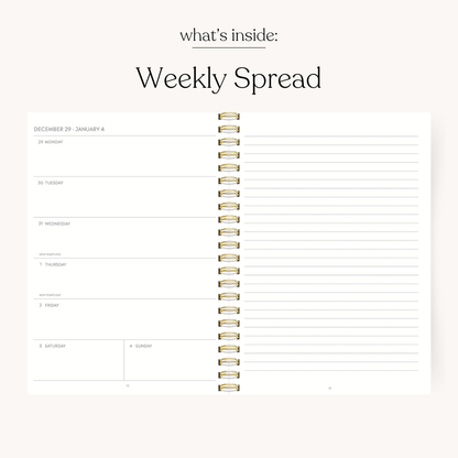 Forget Me Nots 2026 Yearly Planner: 7x9 Elyse Breanne Design