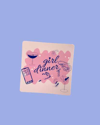 Girl Gang Craft - Girl Dinner Sticker