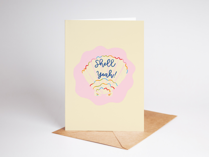 Shell Yeah! Greeting Card- The Shelley Society