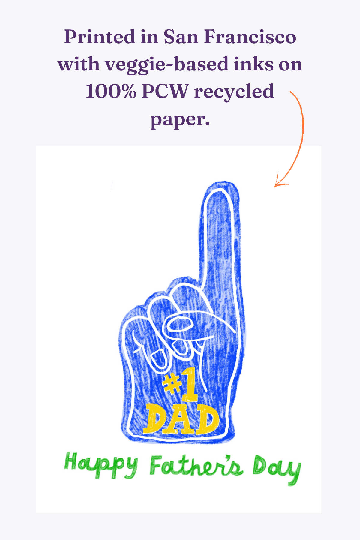 Burger Birthday Risograph Card