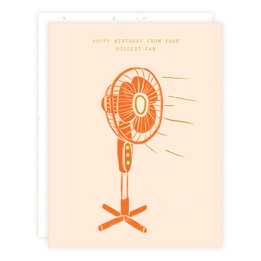 Biggest Fan Birthday Card
