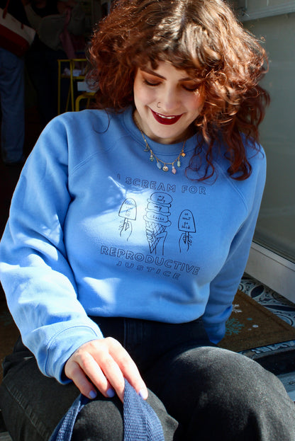 Ice Cream for Reproductive Justice Crewneck