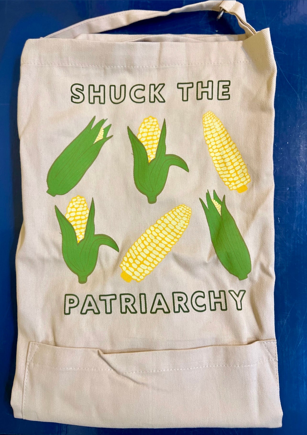 Shuck the Patriarchy Corn Apron