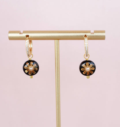 Jill Makes - Mira Flower Dangle Earrings