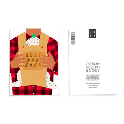 Carolyn Suzuki - BEST DAD EVER - Father's Day Card