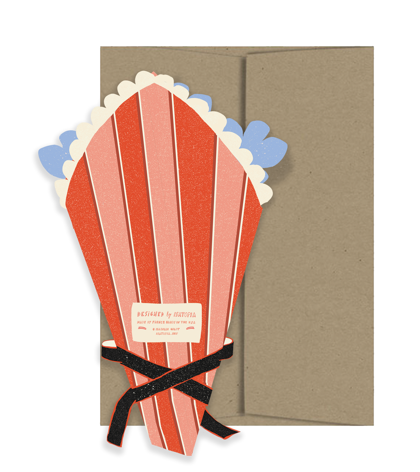 Flower Bouquet- Die Cut Card