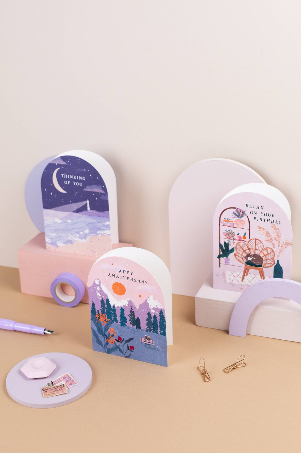 Anniversary Sunset Card | Sister Paper Co.