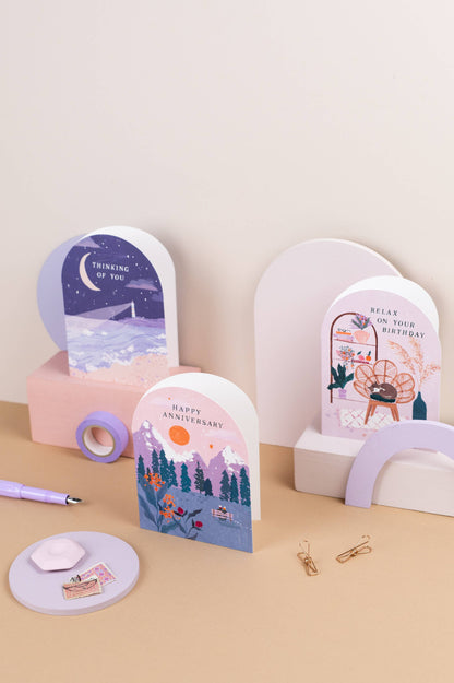 Anniversary Sunset Card | Sister Paper Co.