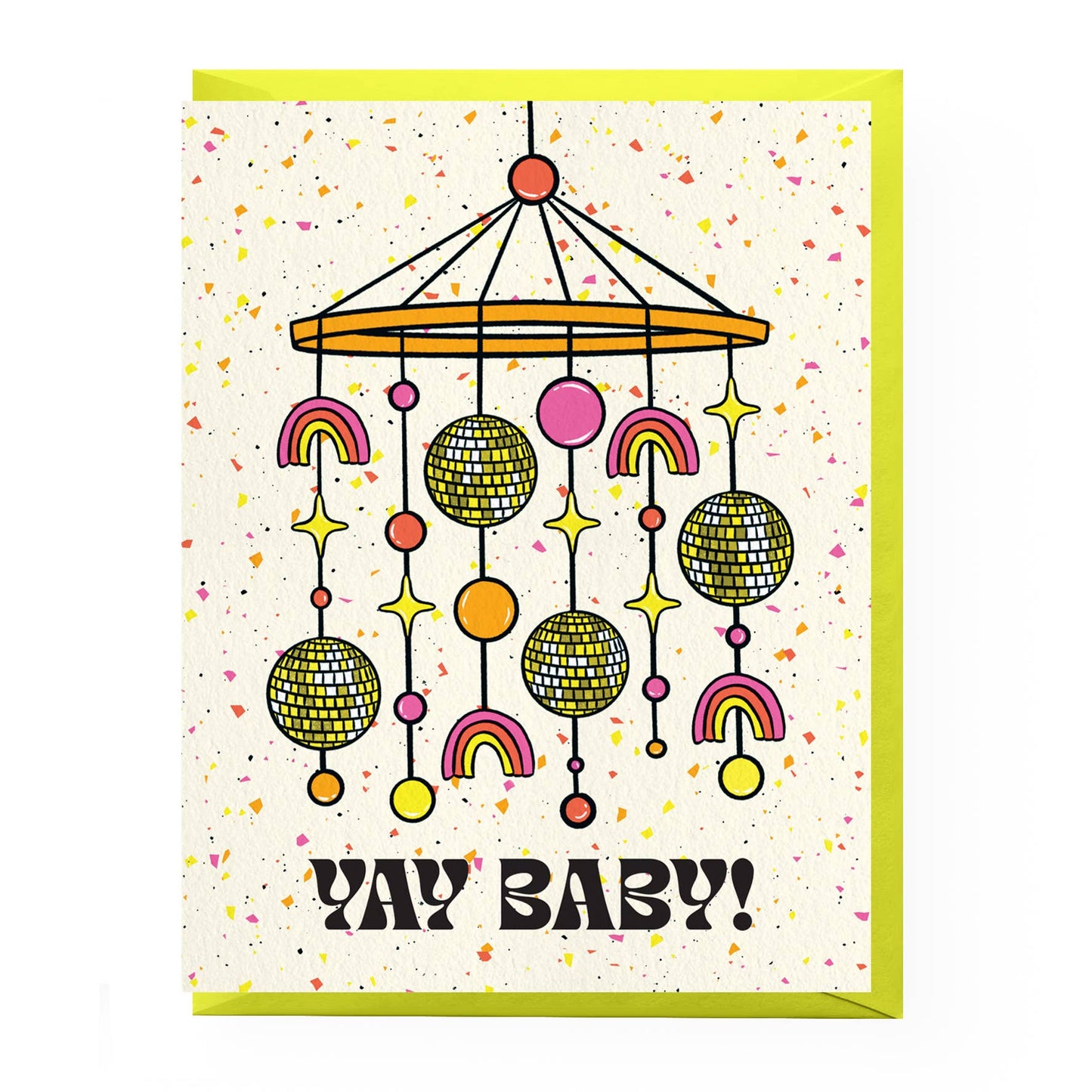 Boss Dotty Paper Co - Disco Baby Card