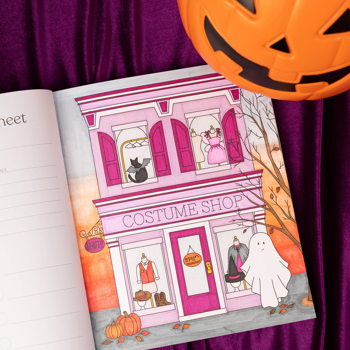 Sweet & Spooky Coloring Book- Elyse Breanne Design