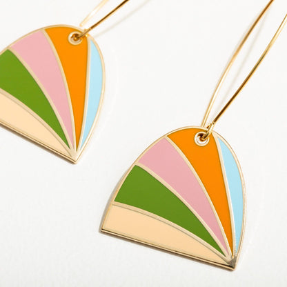 Larissa Loden - Zora Enamel Dangle Earrings