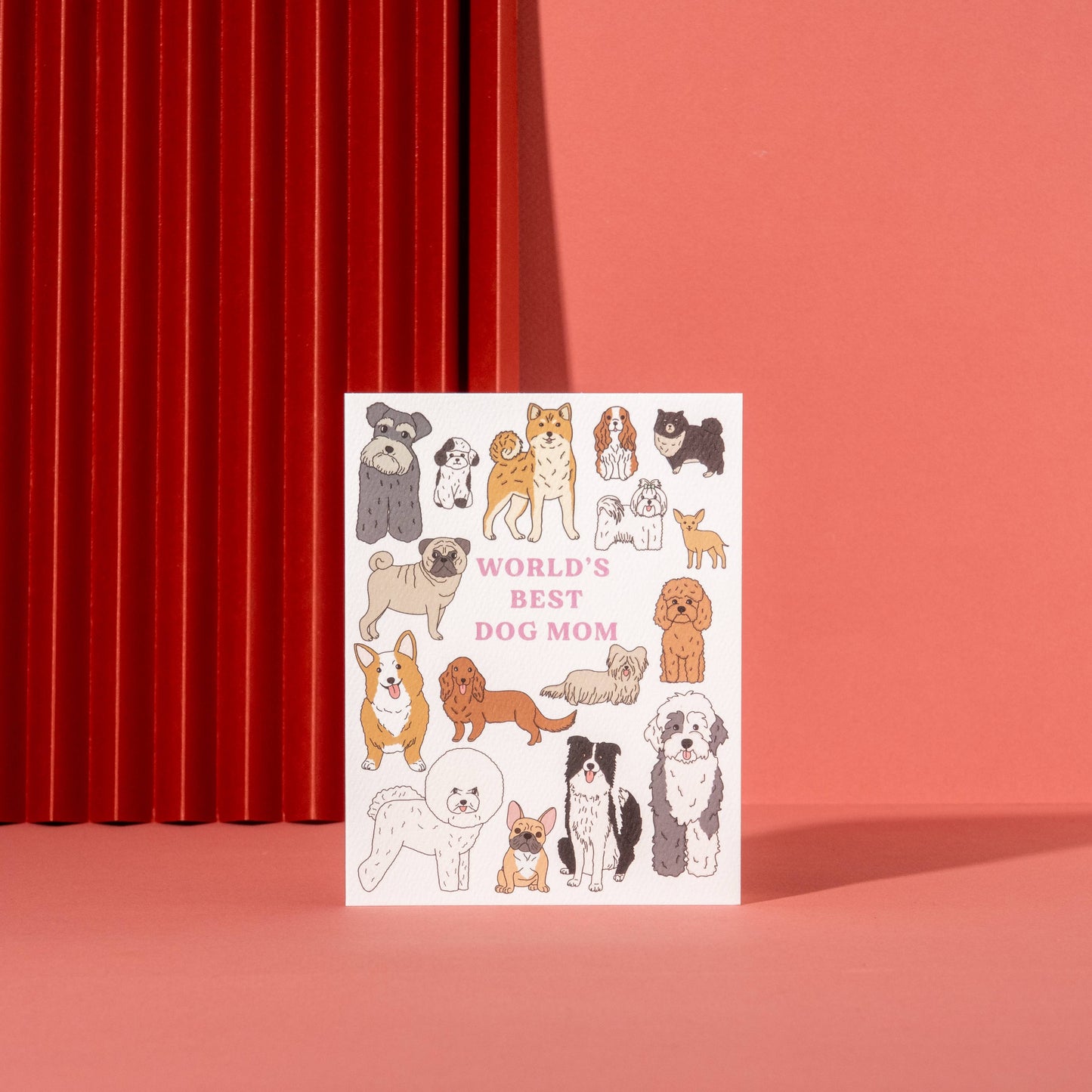 Best Dog Mom Card