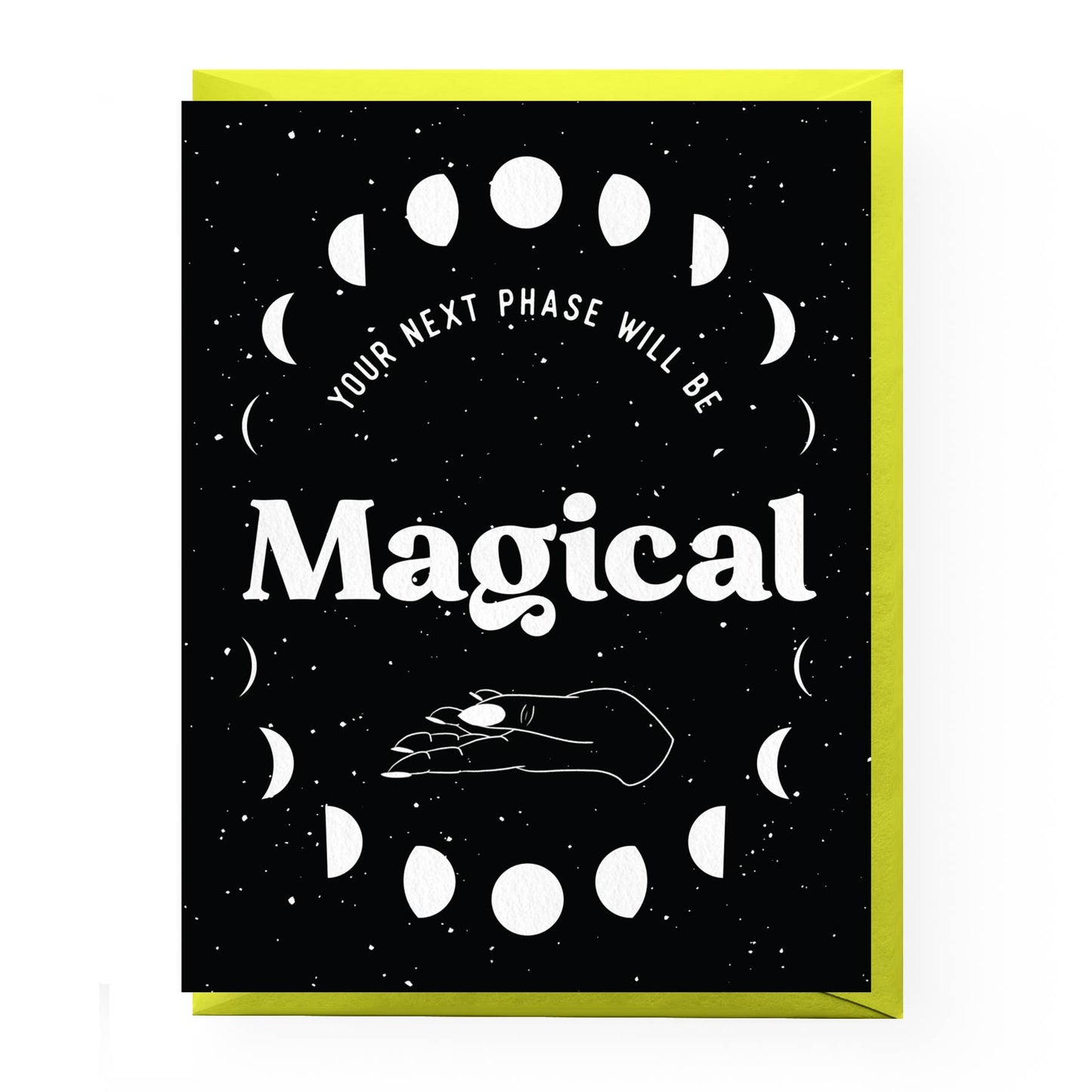 Moon Phase Congratulations Card