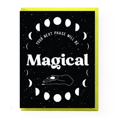 Moon Phase Congratulations Card