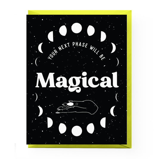 Moon Phase Congratulations Card