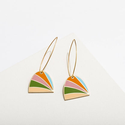 Larissa Loden - Zora Enamel Dangle Earrings