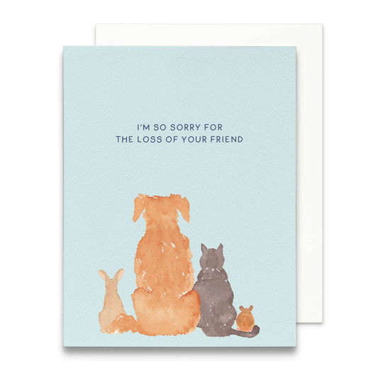 Pet Sympathy Greeting Card