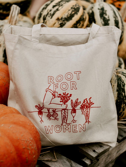 Root for Women Tote Bag