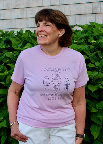 Ice Cream for Reproductive Justice T-shirt