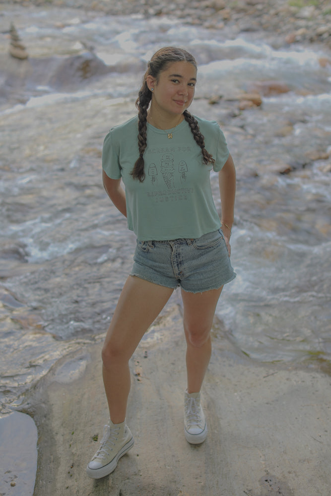 Ice Cream for Reproductive Justice Crop Top (Women's)