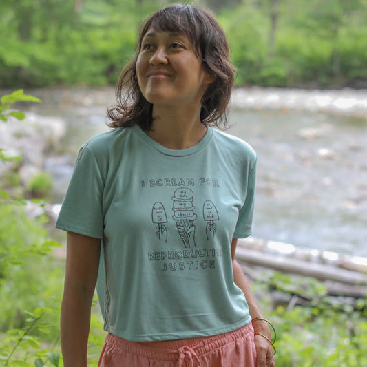Ice Cream for Reproductive Justice Crop Top (Women's)