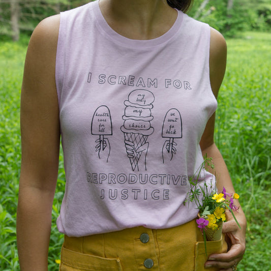 Ice Cream for Reproductive Justice Tank Top (Women's)