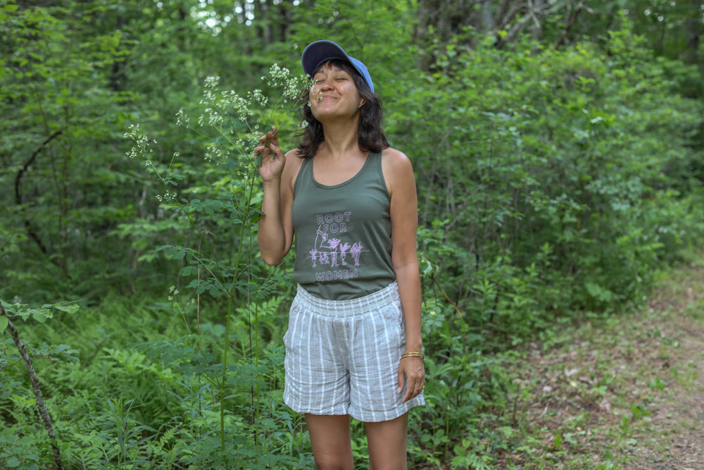 Root for Women Racerback Tank Top