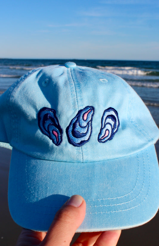 Shuck the Patriarchy with Oysters Embroidered Hat