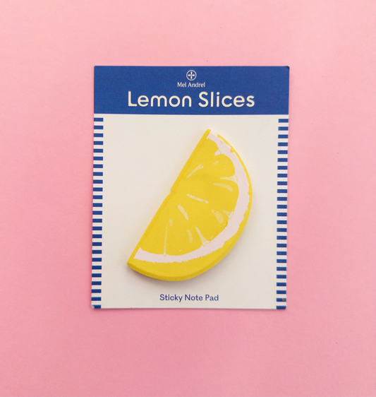Mel Andrel - Lemon Die Cut Post-it-Notes