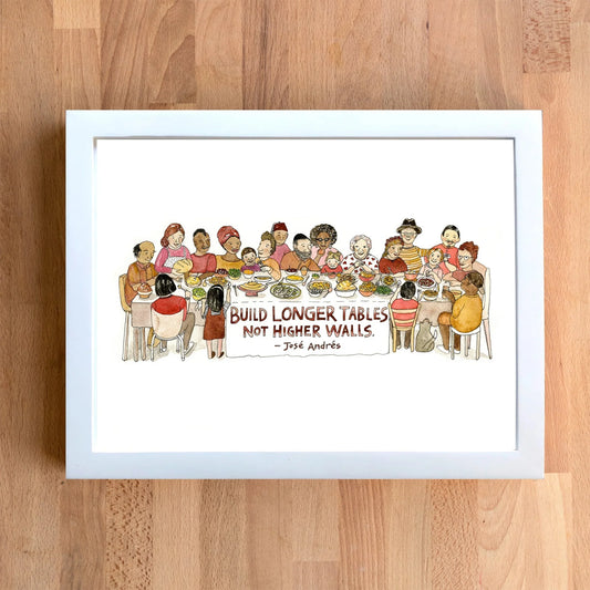 Build Longer Tables Print- Marcella Kriebel