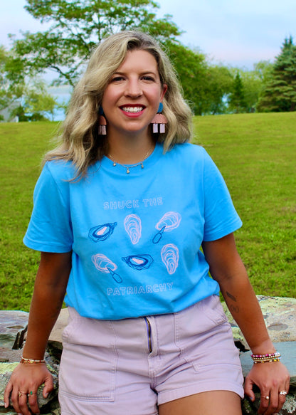 Shuck the Patriarchy Women's Heavyweight Tee