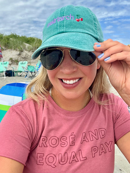 Rosé and Equal Pay Crop Top