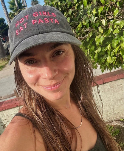 Hot Girls Eat Pasta Baseball Hat
