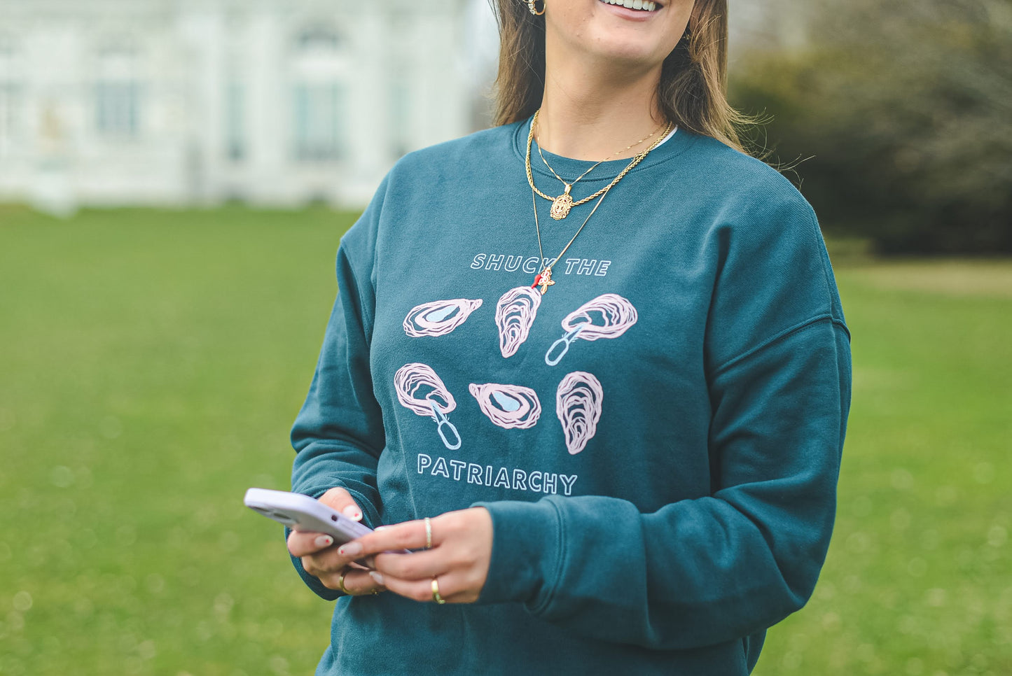 Shuck the Patriarchy Crewneck