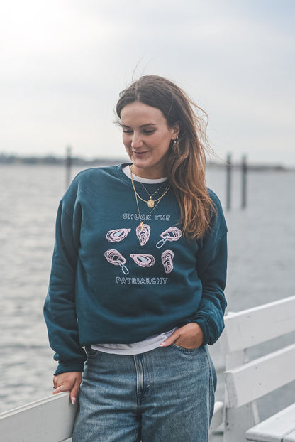 Shuck the Patriarchy Crewneck