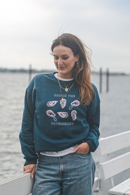 Shuck the Patriarchy Crewneck