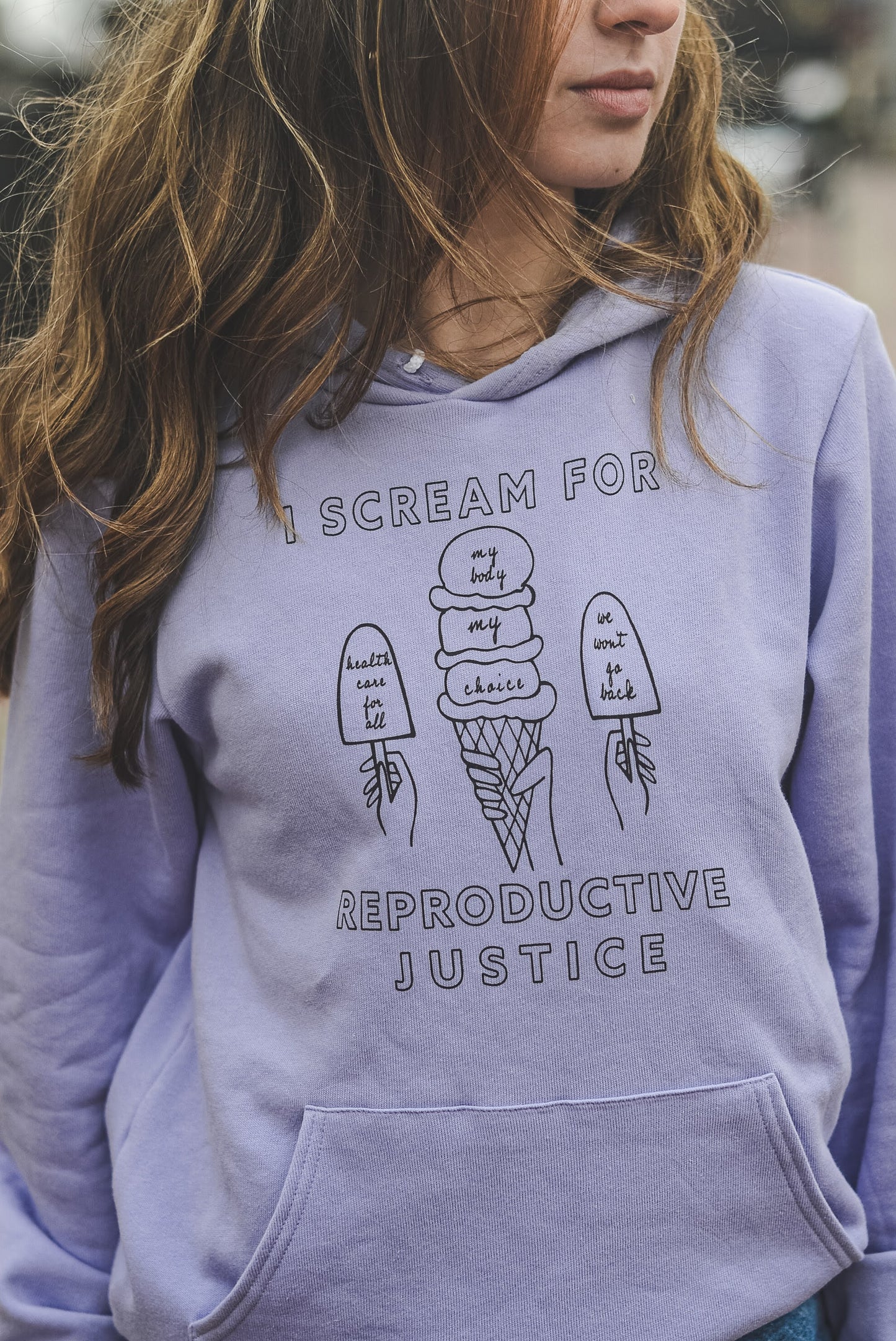Ice Cream for Reproductive Justice Hoodie
