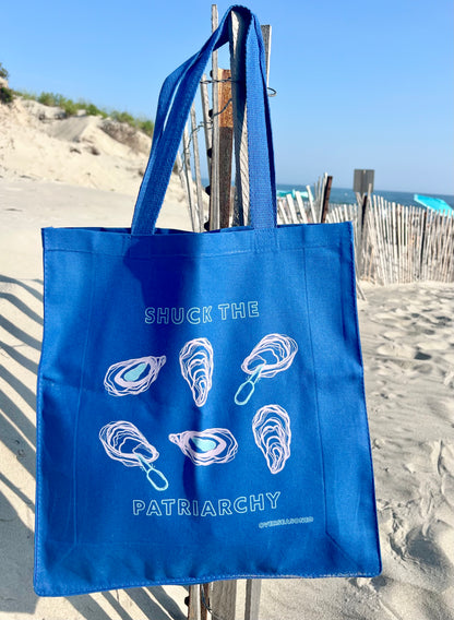 Shuck the Patriarchy Tote Bag
