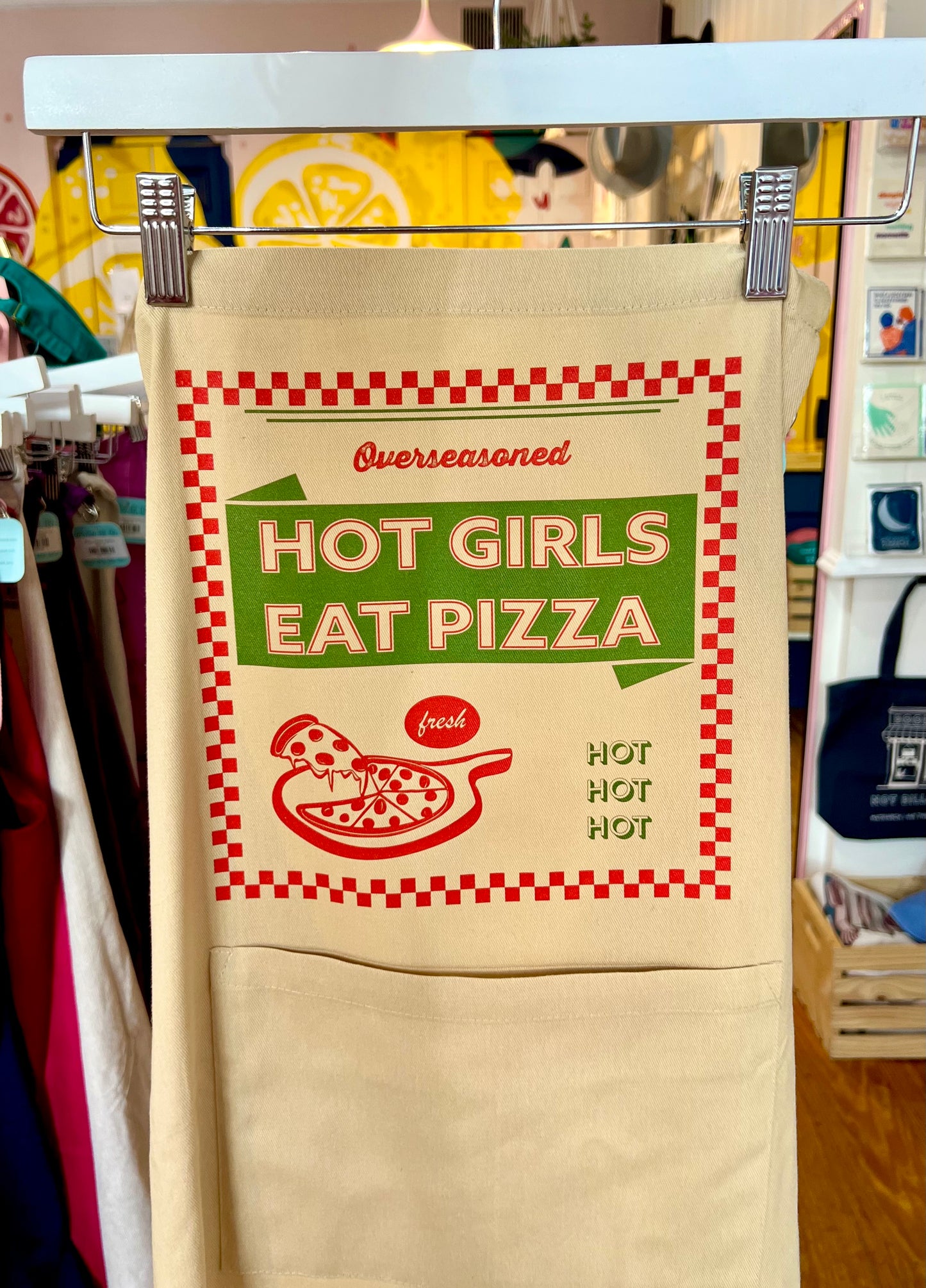 Hot Girls Eat Pizza Apron
