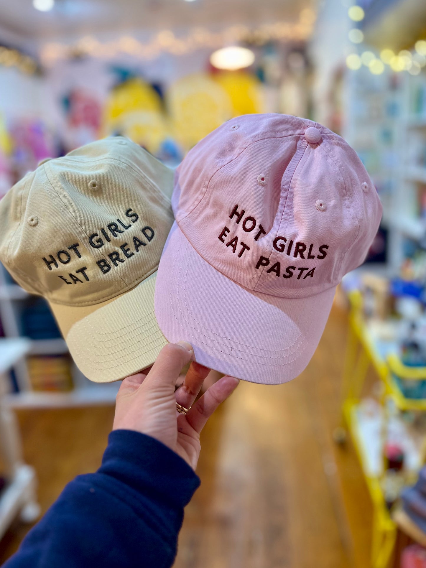 Hot Girls Eat Bread Baseball Hat