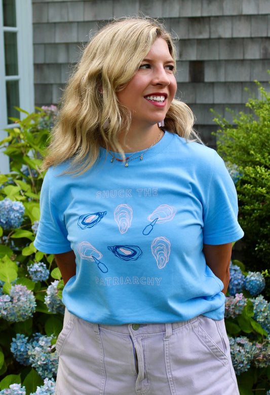 Shuck the Patriarchy Women's Heavyweight Tee
