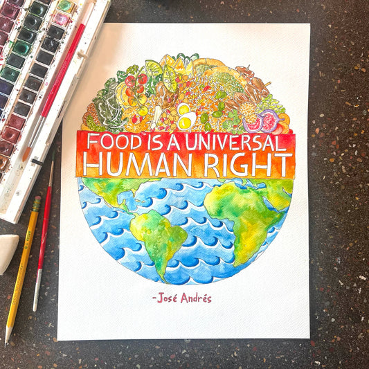 Marcella Kriebel Art & Illustration - Food is a Universal Human Right