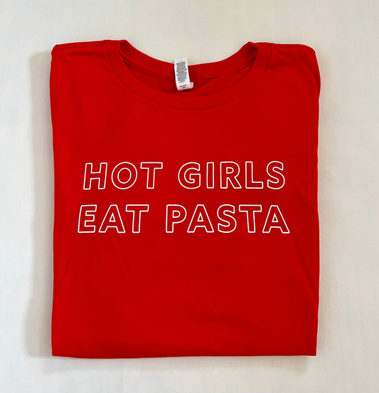 Hot Girls Eat Pasta T-shirt