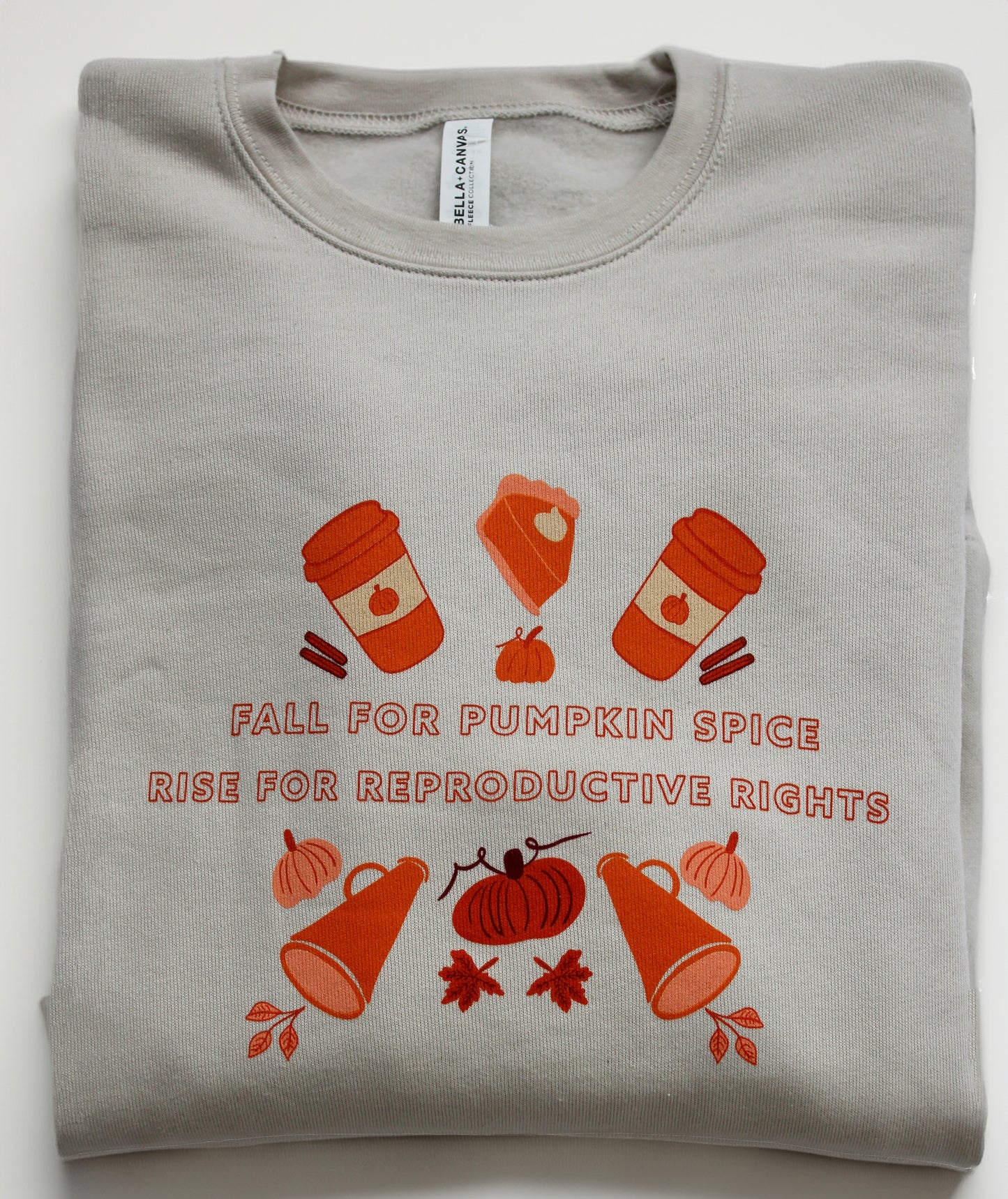 Pumpkin Spice and Reproductive Rights Unisex Sweatshirt